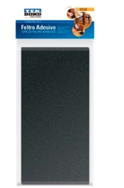 FELTRO RET 200 X 100 PRETO CART C/01UN - COD.23901002000