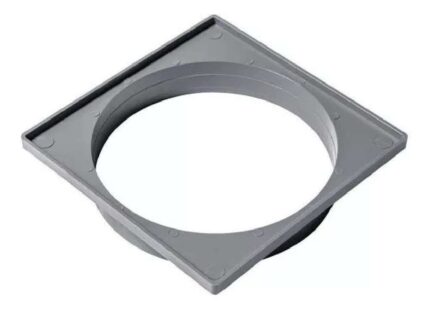 PORTA GRELHA PVC CINZA 15 X 15 -  COD:43578