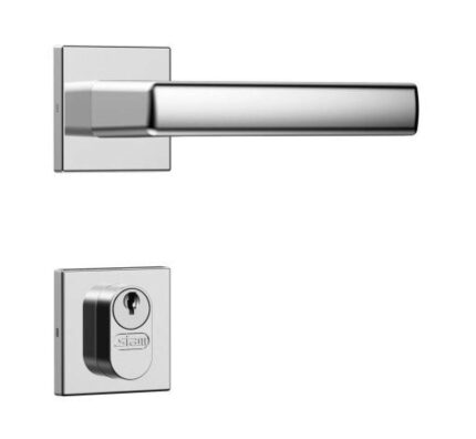 FECH. CLASSIC 3400 (40MM) - ROSETA QUAD. INOX EXT - COD.38242